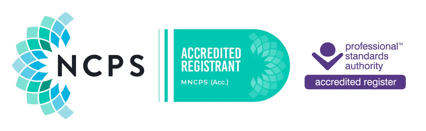 NCPS registered counsellor logo